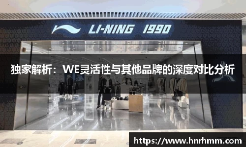 独家解析：WE灵活性与其他品牌的深度对比分析